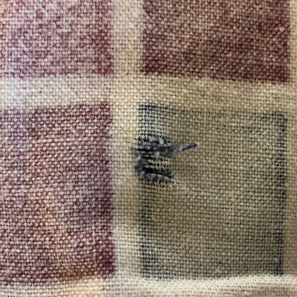 Vintage Buffalo Check Plaid Flannel Longline Button Down Shacket Shirt Jacket - Picture 9 of 9